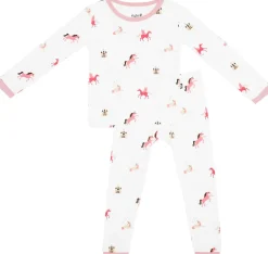 Kyte Baby Toddler Long Sleeve Pajama Set - Unicorn (4T)