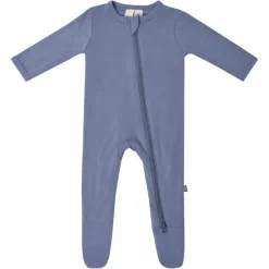 Kyte Baby Zippered Footie - Slate (0-3 months)