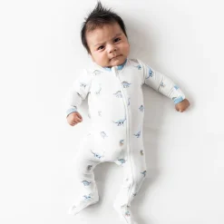 Kyte Baby Zippered Footie - Jurassic (6-12M)