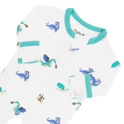 Kyte Baby Zippered Footie - Dragon (3-6M)