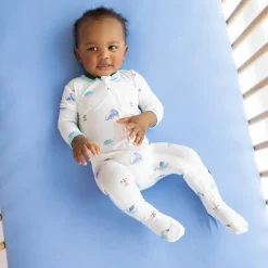 Kyte Baby Zippered Footie - Dragon (0-3M)