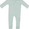 Kyte Baby Zippered Footie - Sage (0-3 months)