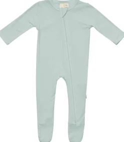 Kyte Baby Zippered Footie - Sage (0-3 months)