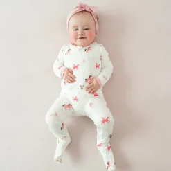 Kyte Baby Zippered Footie - Unicorn (6-12M)