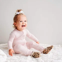 Kyte Baby Zippered Romper - Blush (6-12 months)