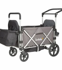 Larktale Caravan (4 Seater) Stroller Wagon Bundle - Mornington Gray