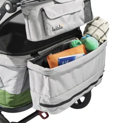 Larktale Caravan Coupe Quad (4 Seater) Stroller Wagon - Gray / Black