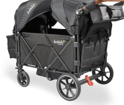 Larktale Caravan Quad (4 Seater) Stroller Wagon - Byron Black