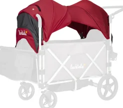 Larktale Caravan Stroller Wagon Canopy Set of 2 - Barossa Red
