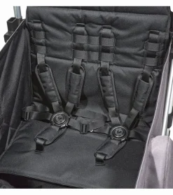 Larktale Caravan V2 (4 Seater) Stroller Wagon Bundle - Gray/Black