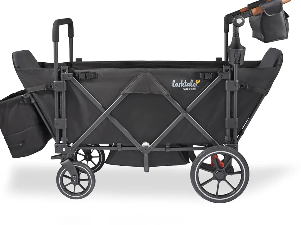 Larktale Caravan V3 (2 Seater) Stroller Wagon - Byron Black