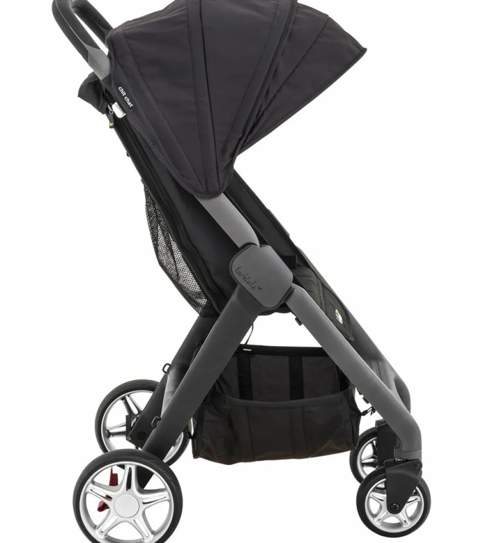 Larktale Chit Chat Compact Stroller Winter Bundle - Longreef Navy / Black