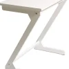 Lipper International Wooden Zig Zag Table - White