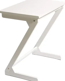 Lipper International Wooden Zig Zag Table - White