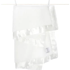 Little Giraffe Chenille Blanket in White