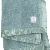 Little Giraffe Chenille Baby Blanket - Sage