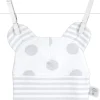 Little Giraffe Lollipop Cap in Silver - 0 to 6 Months