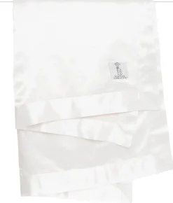 Little Giraffe Velvet Deluxe Baby Blanket - Cream