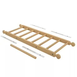 Little Partners Climbing Ladder - Soft White / Natural (Unassembled)