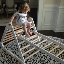 Little Partners Climbing Ladder - Soft White / Natural (Unassembled)