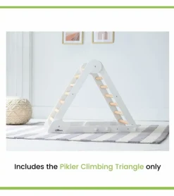 Little Partners Learn N Climb Triangle - Soft White / Natural (Unassembled)