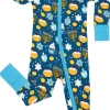 Little Sleepies Bamboo Viscose Zippy - Hanukkah Sweets, 3 - 6 months