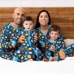 Little Sleepies Bamboo Viscose Zippy - Hanukkah Sweets, 3 - 6 months