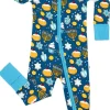 Little Sleepies Bamboo Viscose Zippy - Hanukkah Sweets, 0 - 3 months