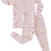 Little Sleepies Two-Piece Bamboo Viscose Pajama Set - Pastel Rainbows, 12 - 18 months