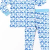 Little Sleepies Two-Piece Bamboo Viscose Pajama Set - Blue Rainbows, 18 - 24 months