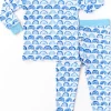 Little Sleepies Two-Piece Bamboo Viscose Pajama Set - Blue Rainbows, 2T