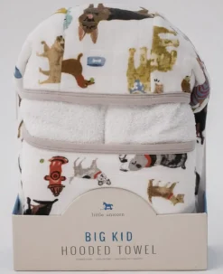 Little Unicorn Cotton Big Kid Hooded Towel - Woof