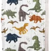 Little Unicorn Cotton Muslin Baby Blanket - Dino Friends