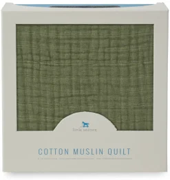 Little Unicorn Cotton Muslin Quilt - Fern
