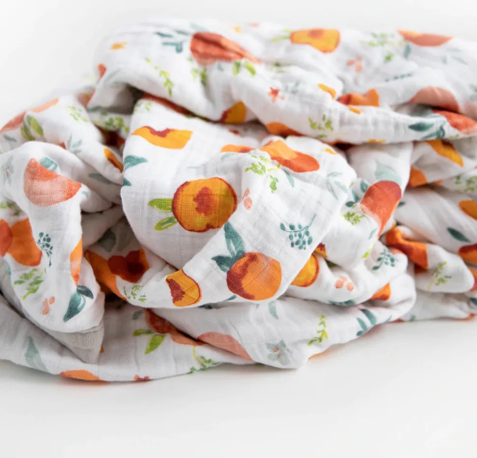 Little Unicorn Cotton Muslin Big Kid Quilt - Georgia Peach