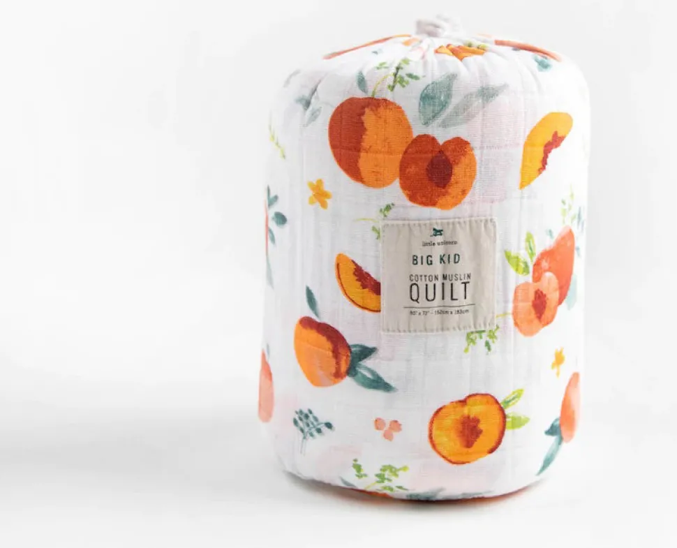 Little Unicorn Cotton Muslin Big Kid Quilt - Georgia Peach