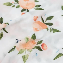 Little Unicorn Cotton Muslin Toddler Pillowcase, 2 Pack - Watercolor Roses Grande