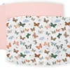 Little Unicorn Cotton Muslin Toddler Pillowcase, 2 Pack - Butterflies
