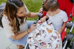 Little Unicorn Cotton Muslin Baby Blanket - Woof