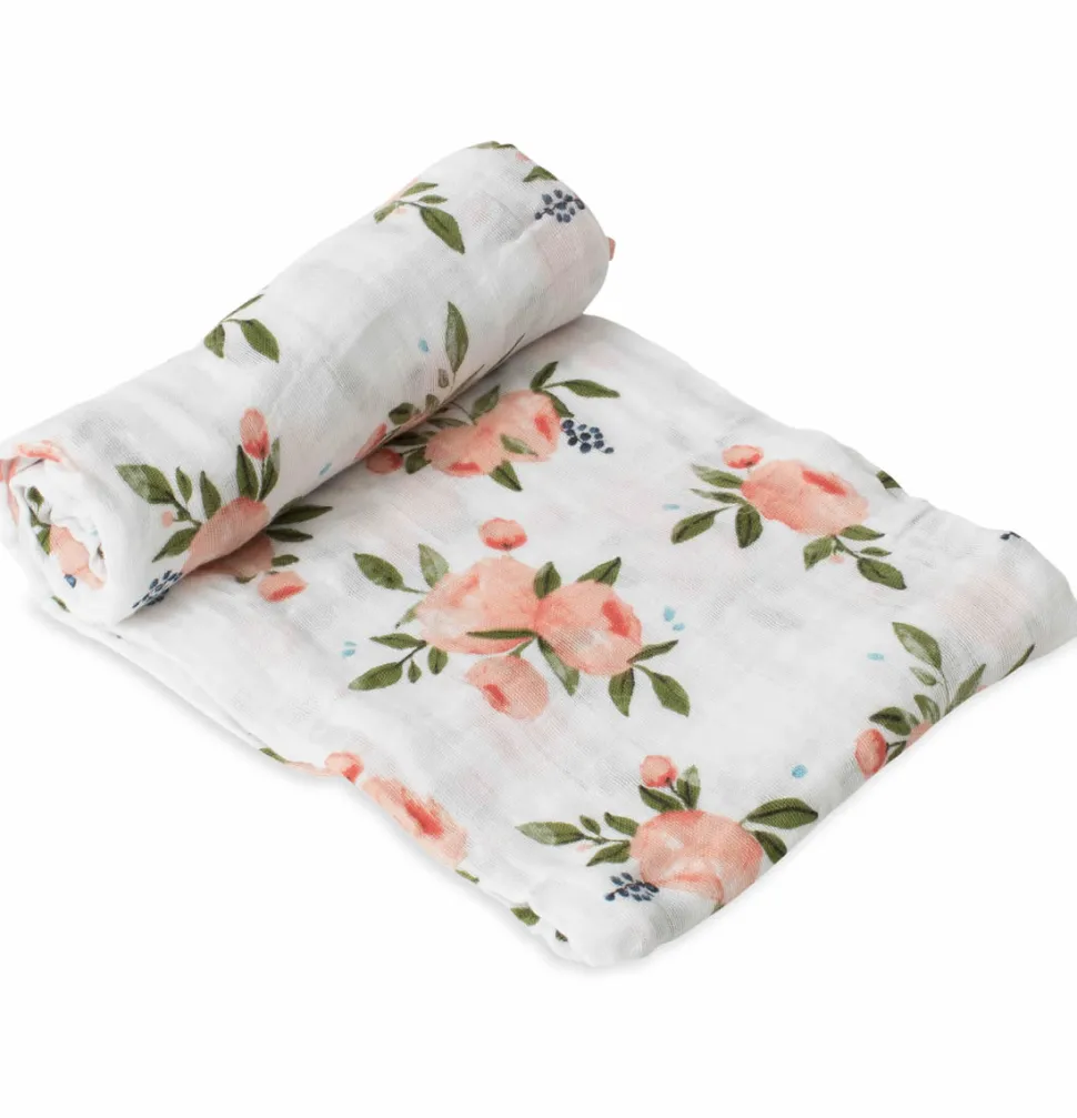 Little Unicorn Cotton Muslin Swaddle - Watercolor