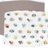 Little Unicorn Cotton Muslin Toddler Pillowcase, 2 Pack - Watercolor Critters
