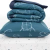 Little Unicorn Cotton Muslin Toddler Bedding 3 Piece Set - Blast Off