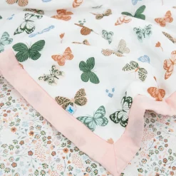 Little Unicorn Cotton Muslin Toddler Comforter - Butterflies