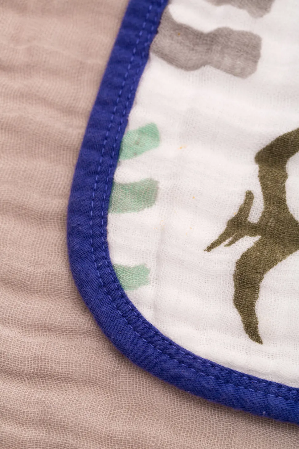 Little Unicorn Cotton Muslin Quilt - Dino Friends