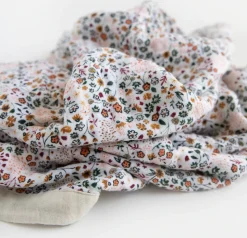 Little Unicorn Cotton Muslin Baby Quilt - Pressed Petals