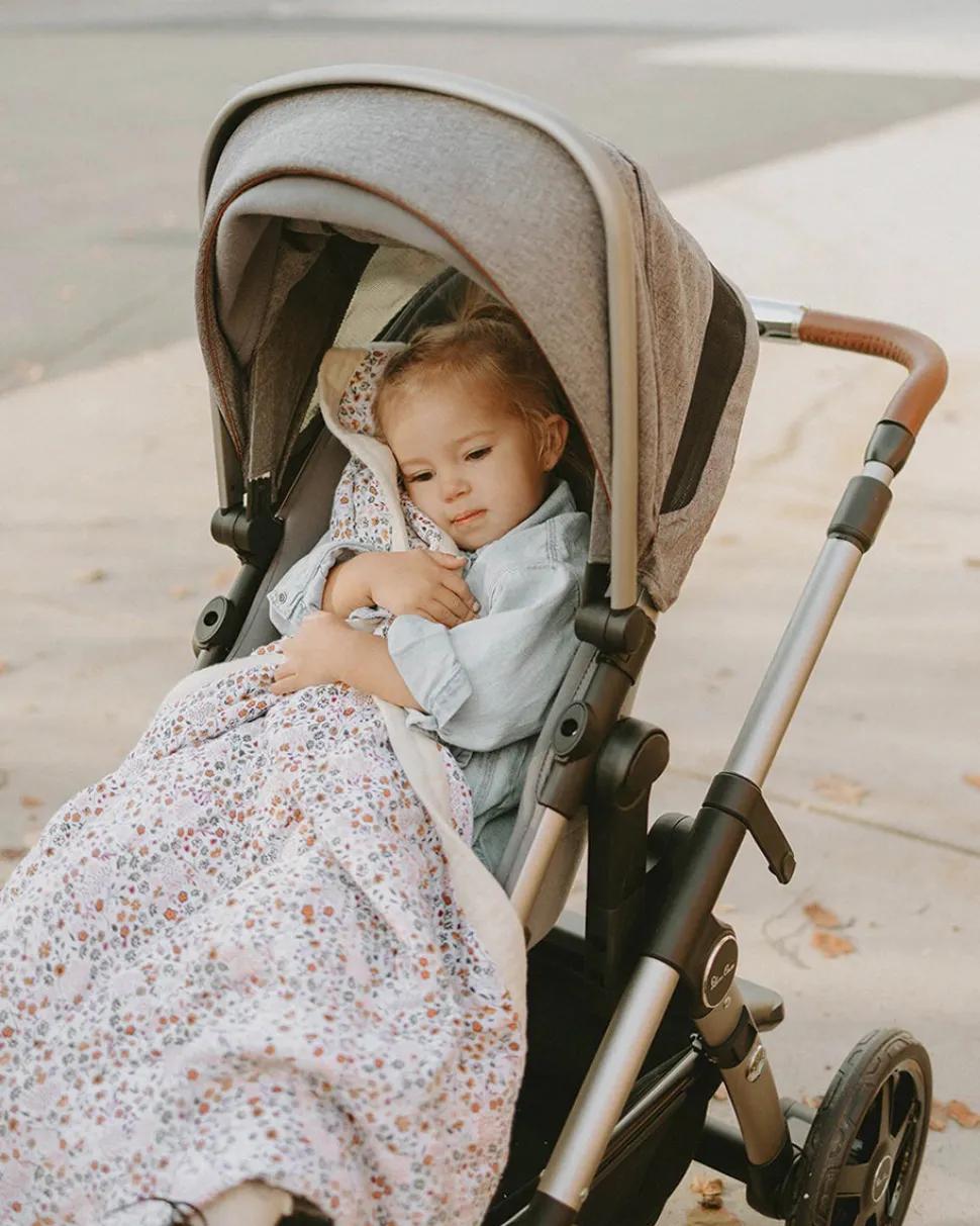 Little Unicorn Cotton Muslin Baby Quilt - Pressed Petals