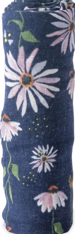 Little Unicorn Cotton Muslin Swaddle - Dark Coneflower