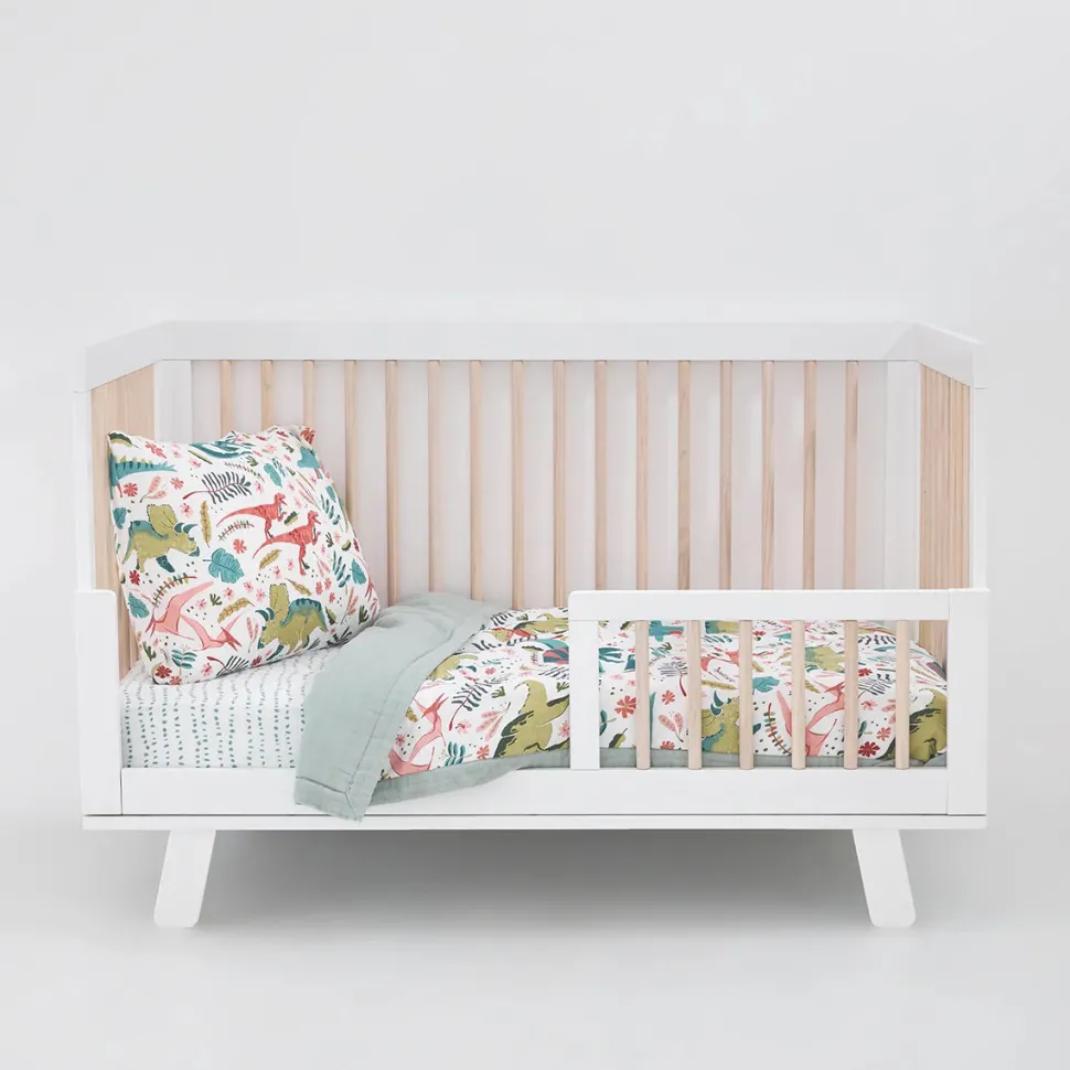 Little Unicorn Cotton Muslin Toddler Bedding 3 Piece Set - Boho Dino
