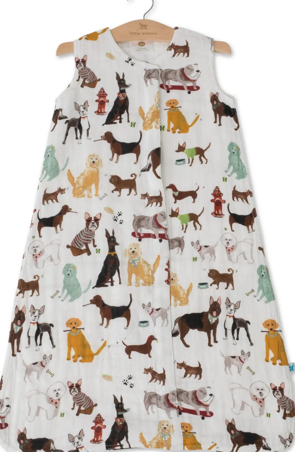 Little Unicorn Cotton Muslin Sleep Bag, X-Large - Woof