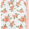 Little Unicorn Cotton Muslin Baby Blanket - Watercolor Roses